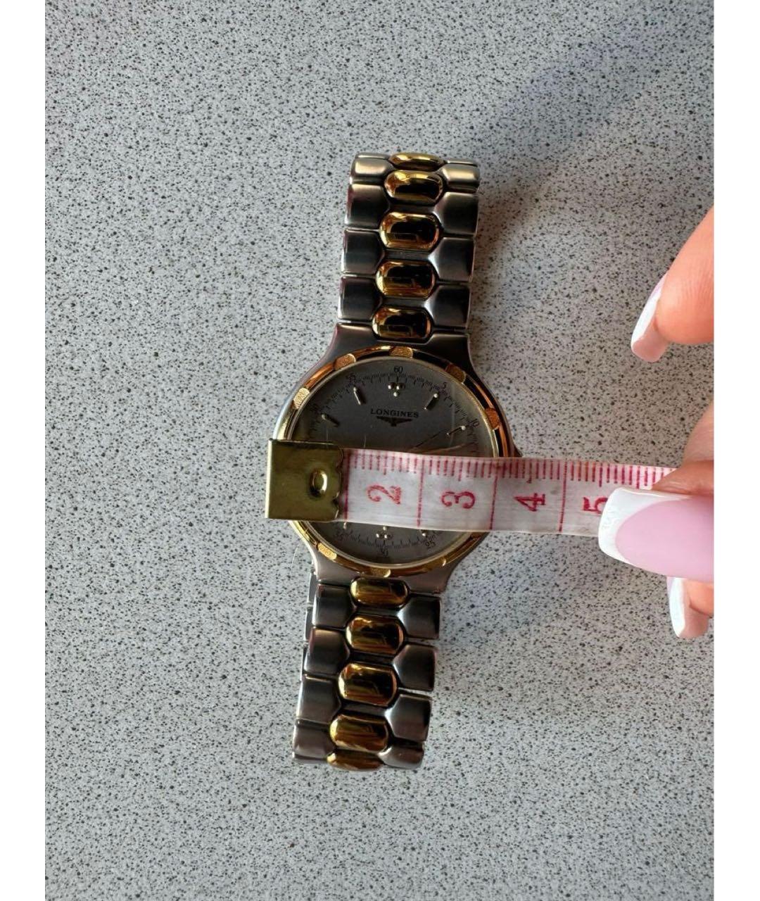 LONGINES Серебряные металлические часы, фото 4