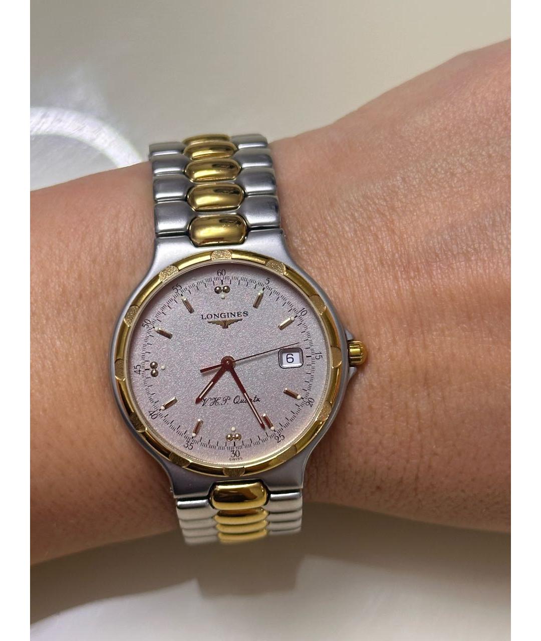 LONGINES Серебряные металлические часы, фото 6