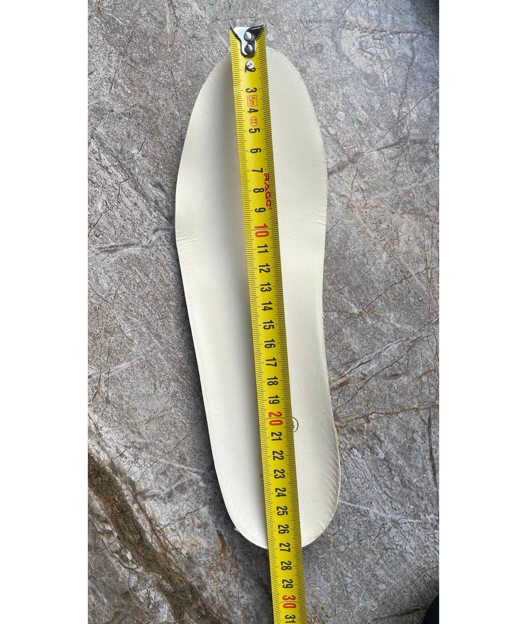 CHANEL Темно-синие кожаные полусапоги, фото 5