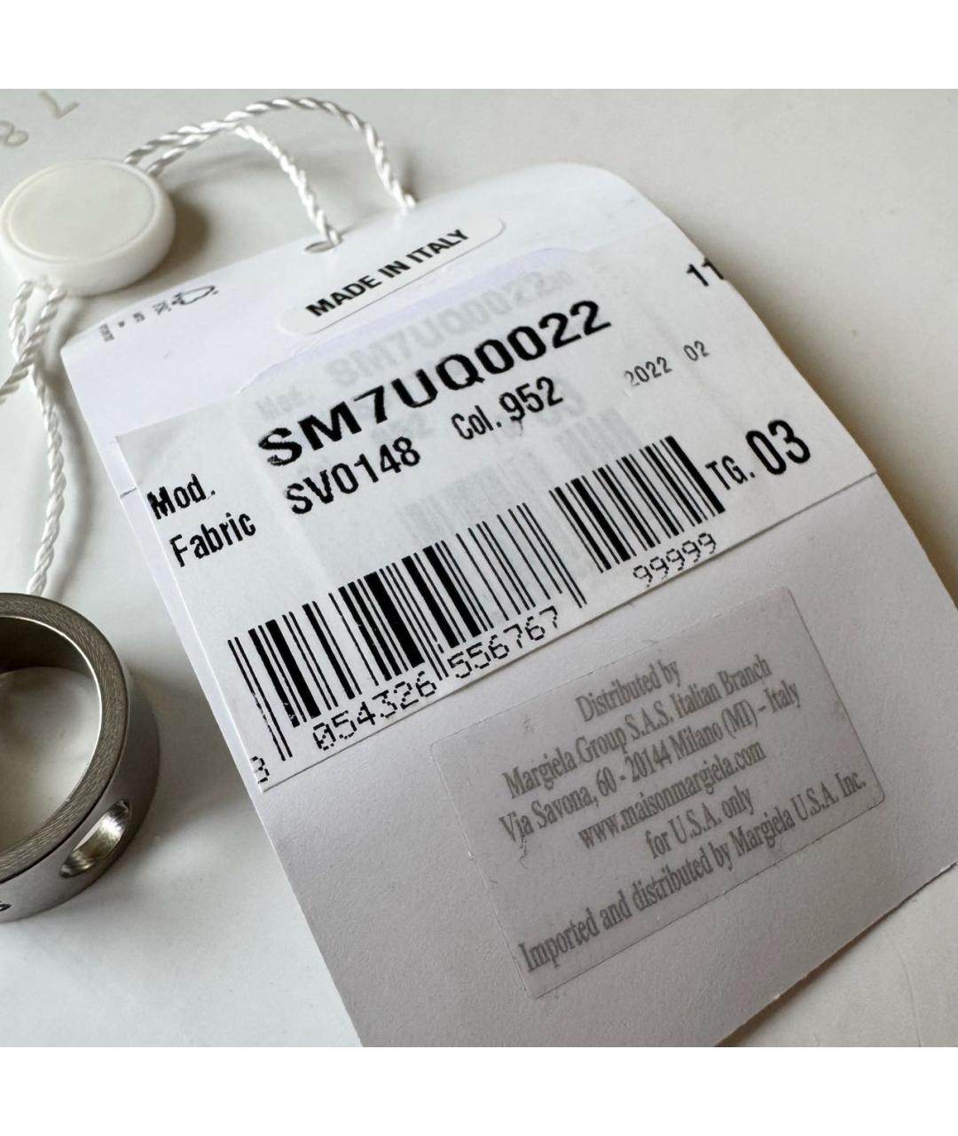 MAISON MARGIELA Серебряное латунное кольцо, фото 6