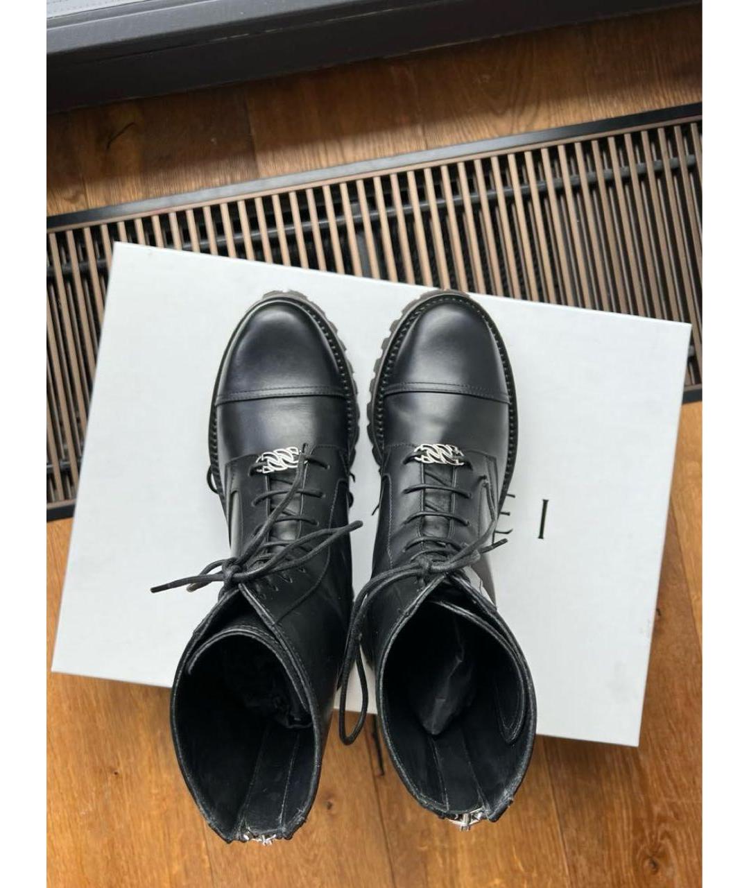 CASADEI Черные кожаные ботинки, фото 3