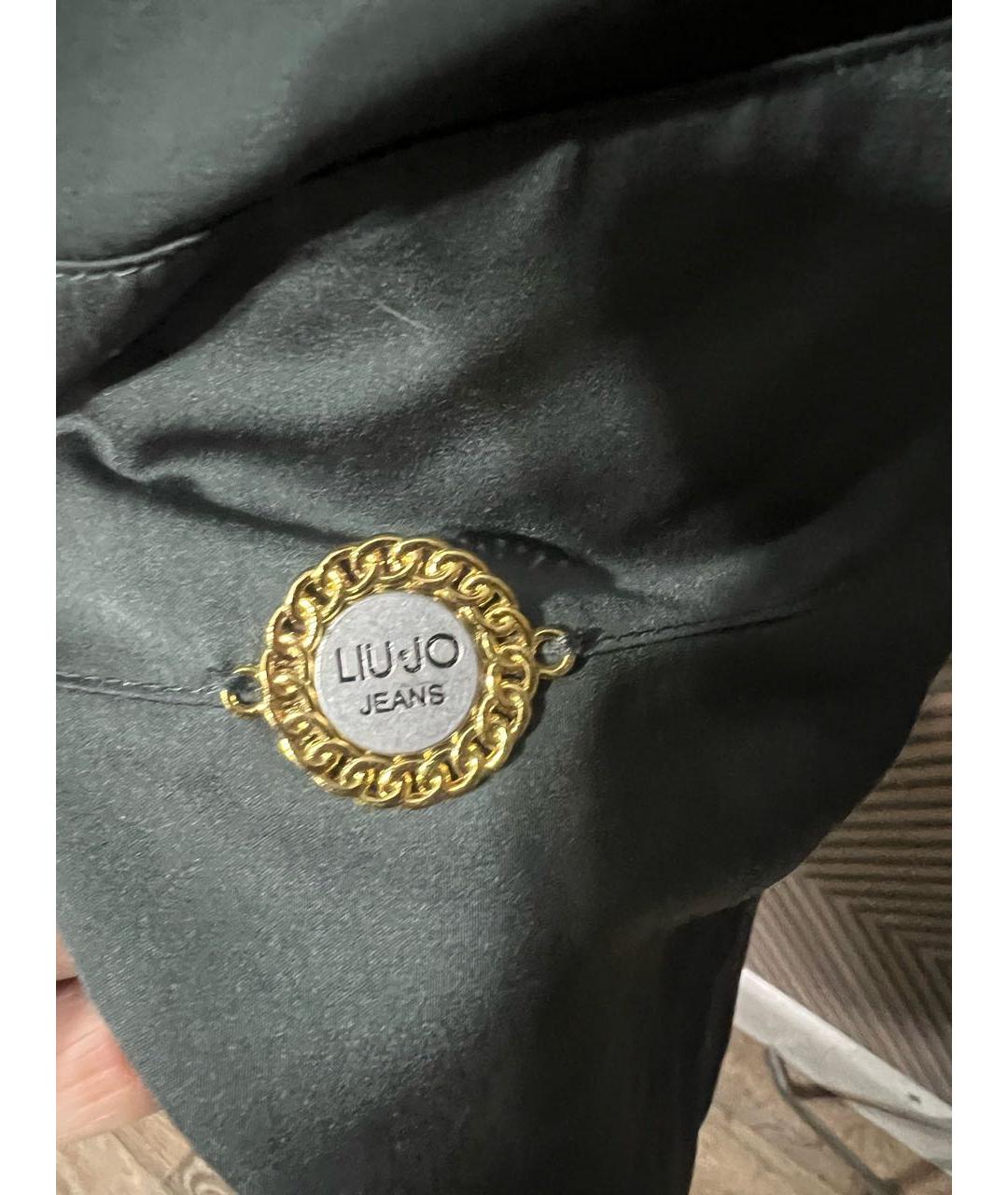 LIU JO Хаки полиэстеровое коктейльное платье, фото 8