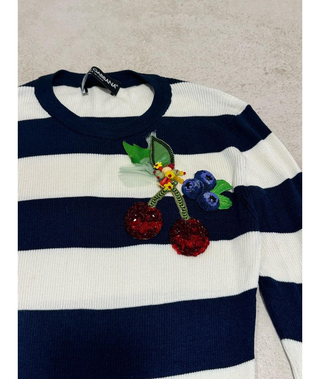 DOLCE&GABBANA Синее шелковое платье, фото 4