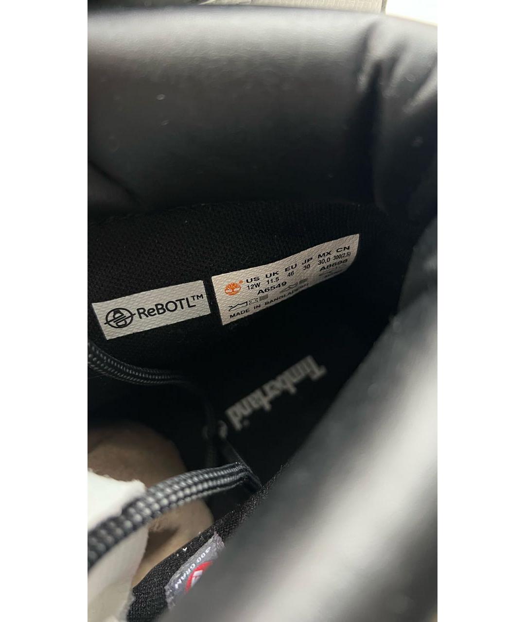 TIMBERLAND Белые кожаные высокие ботинки, фото 5