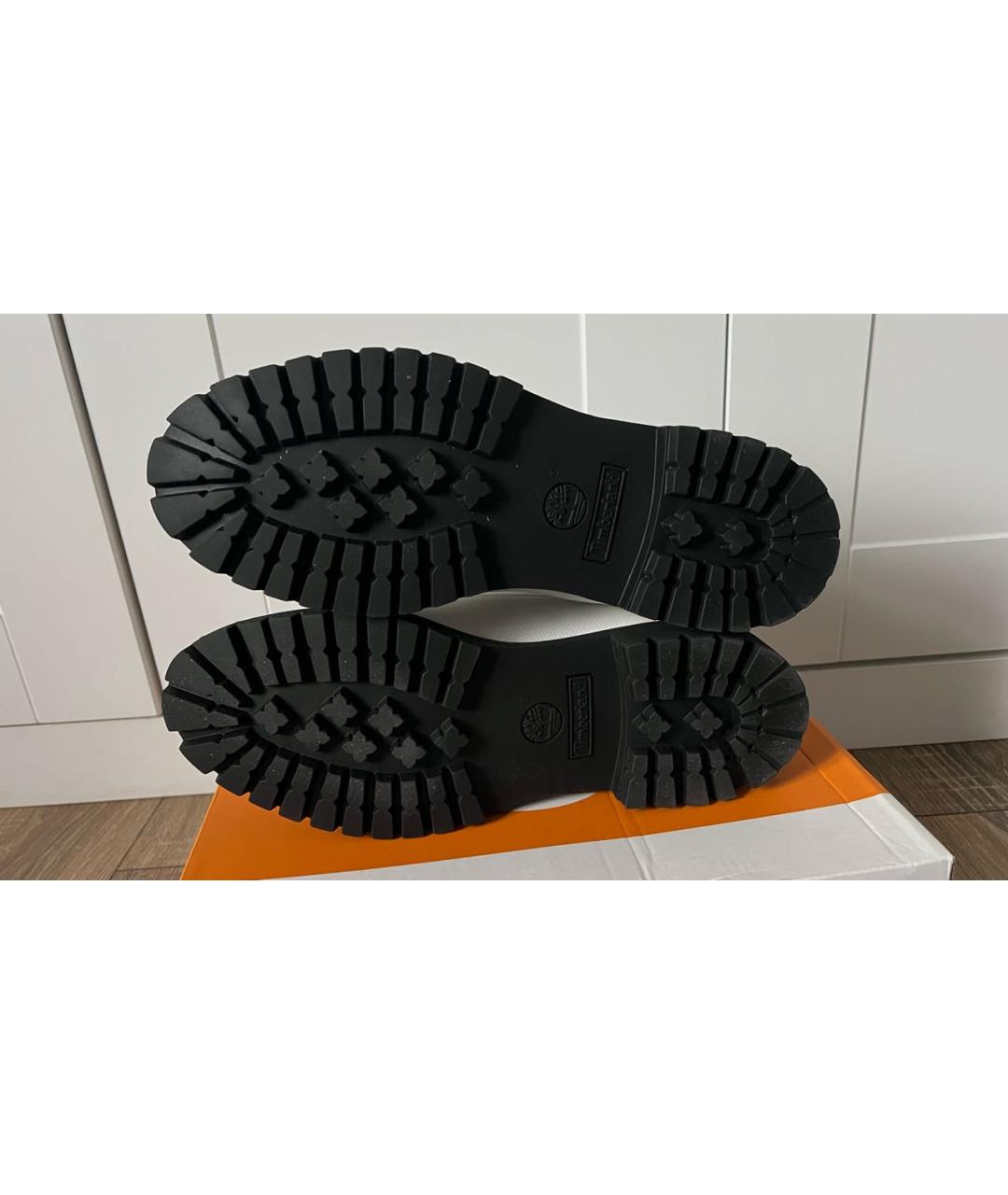 TIMBERLAND Белые кожаные высокие ботинки, фото 7