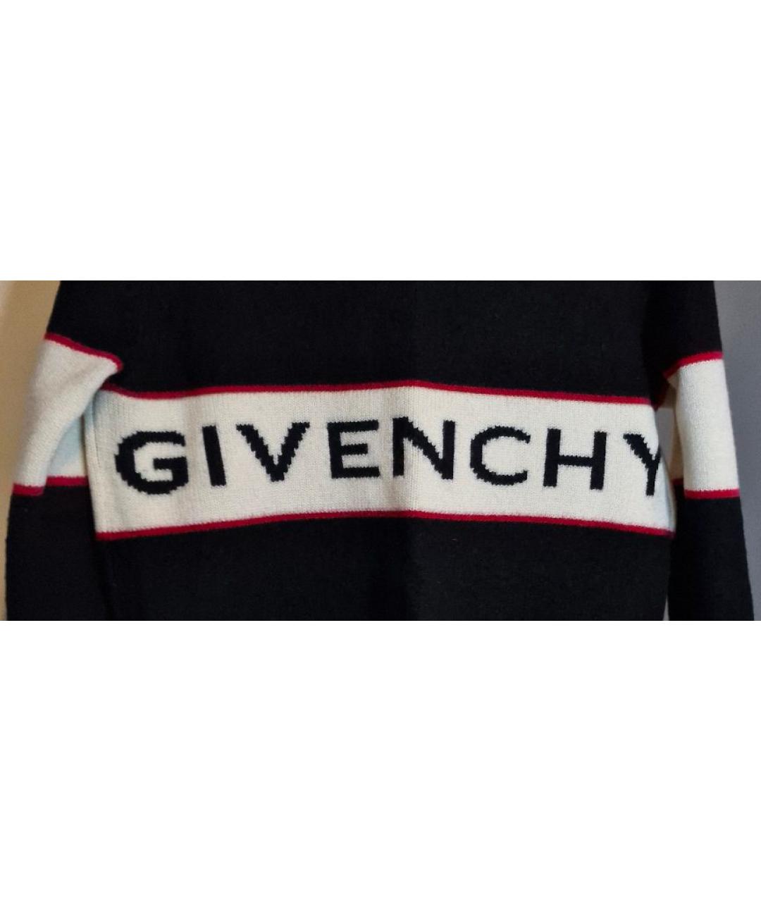 GIVENCHY Черный шерстяной джемпер / свитер, фото 4