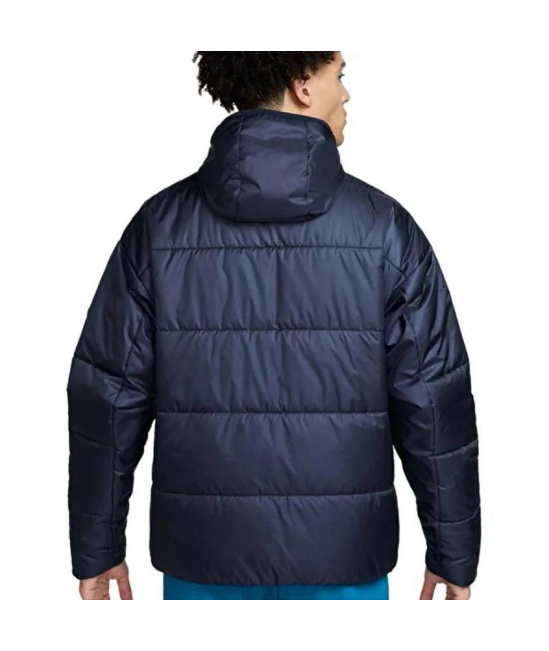 NIKE Синяя полиэстеровая куртка, фото 3