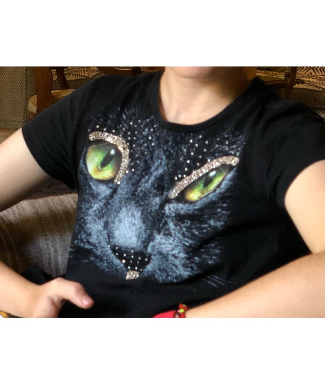 DIESEL Черный хлопковый детская футболка / топ, фото 5