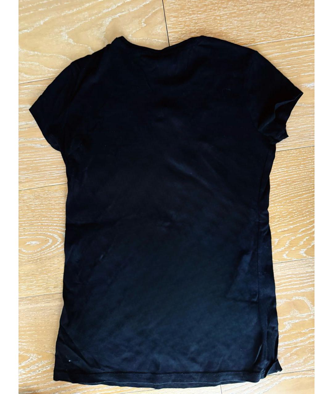 DIESEL Черный хлопковый детская футболка / топ, фото 2