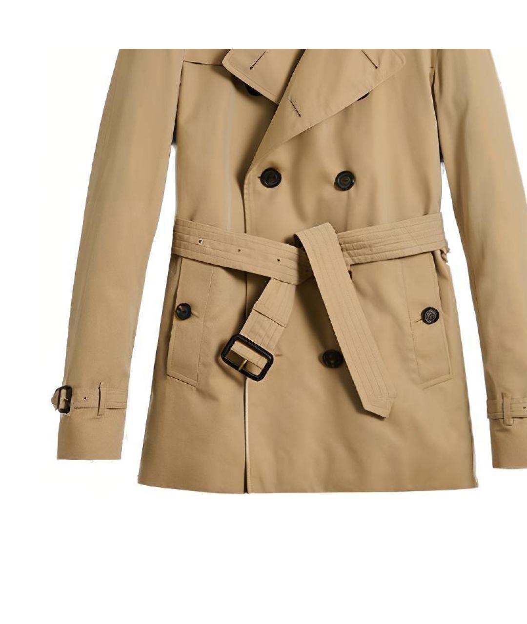 BURBERRY Бежевый тренч / плащ, фото 5