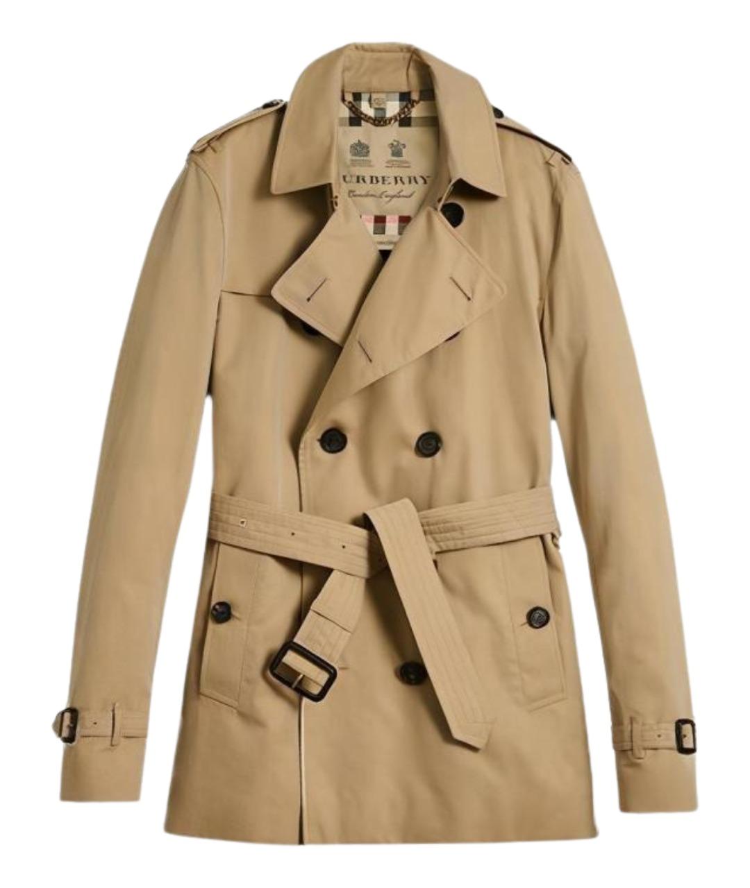 BURBERRY Бежевый тренч / плащ, фото 1