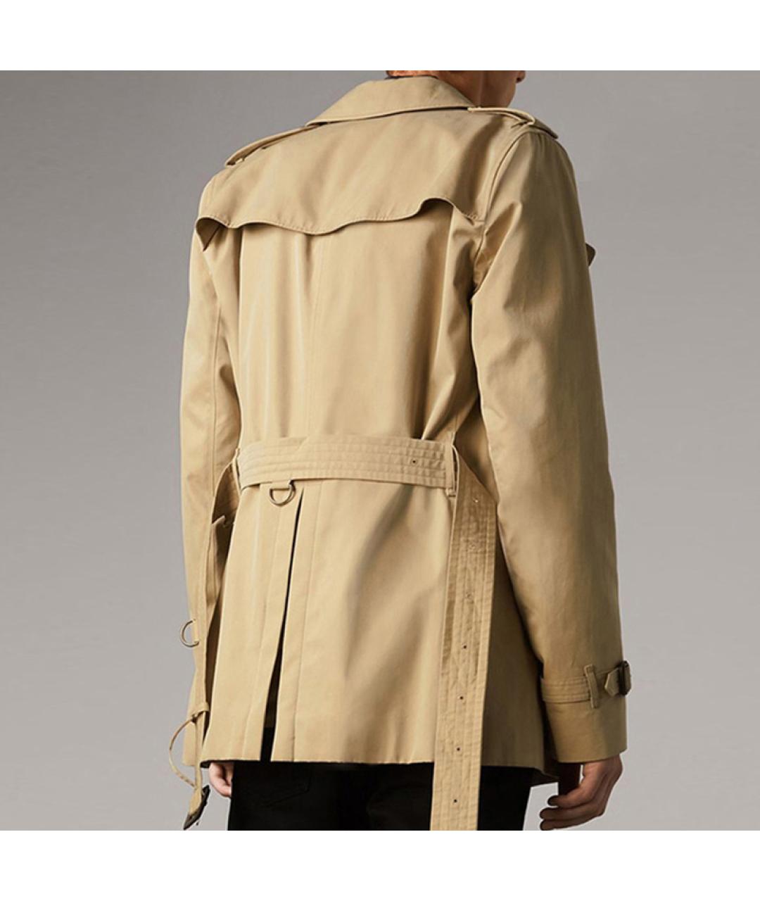 BURBERRY Бежевый тренч / плащ, фото 4