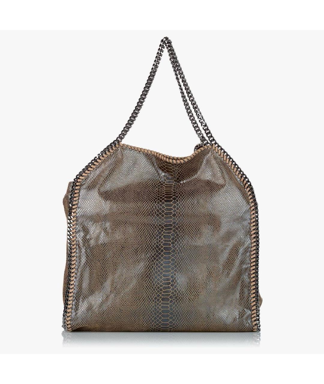 STELLA MCCARTNEY Коричневая сумка тоут из искусственной кожи, фото 9