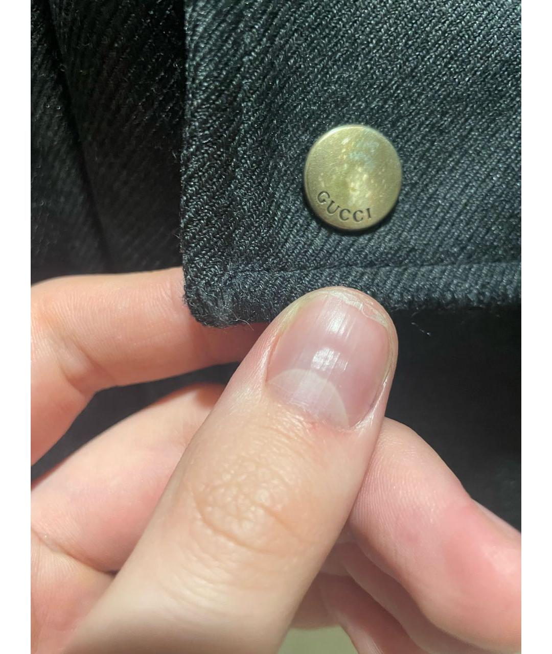 GUCCI Серый шерстяной пуховик, фото 8