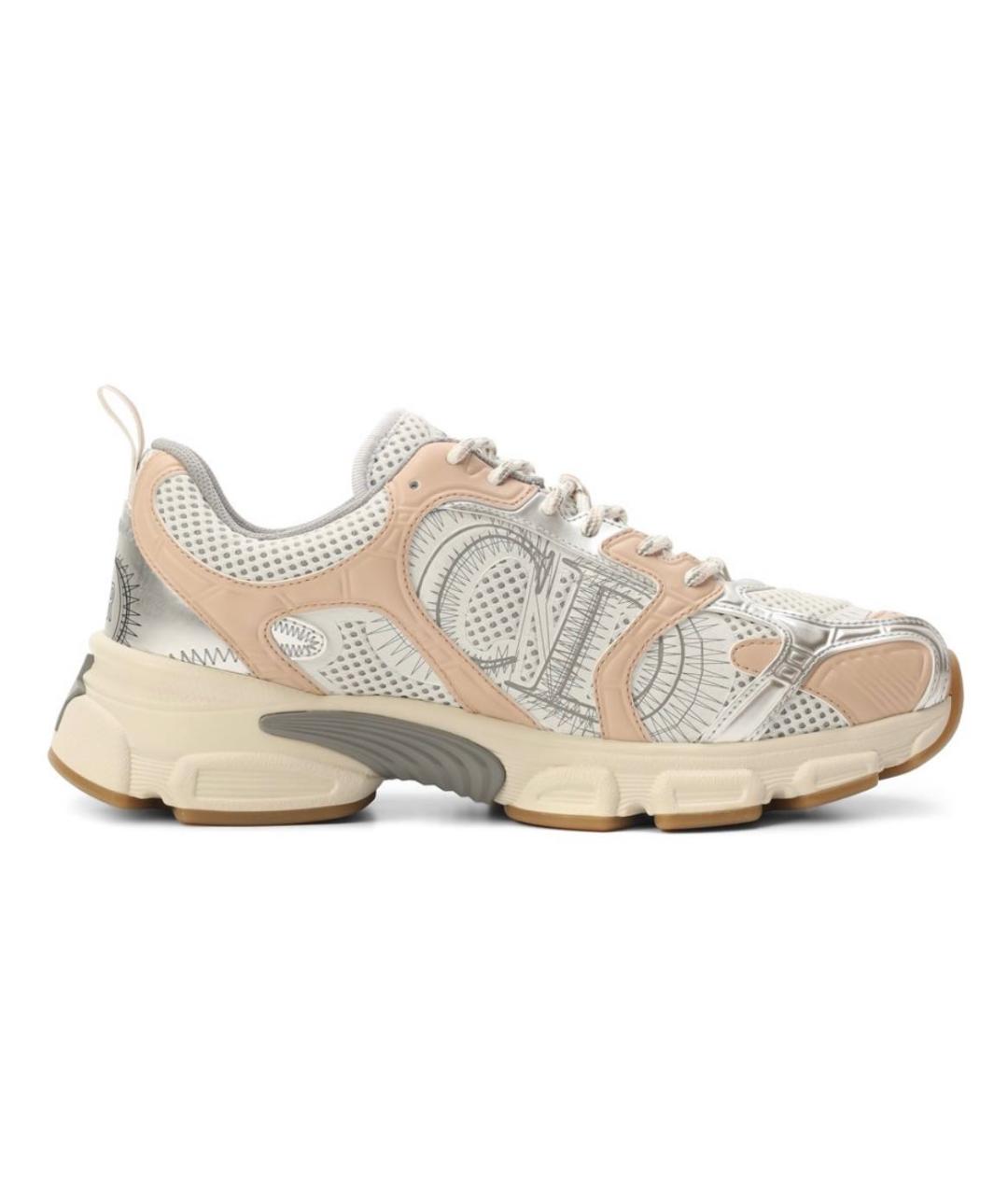 CHRISTIAN DIOR Бежевые кожаные кроссовки, фото 6