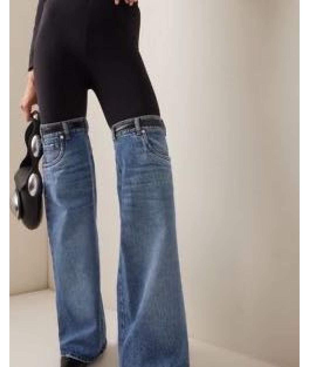 COPERNI Синие хлопковые прямые джинсы, фото 4