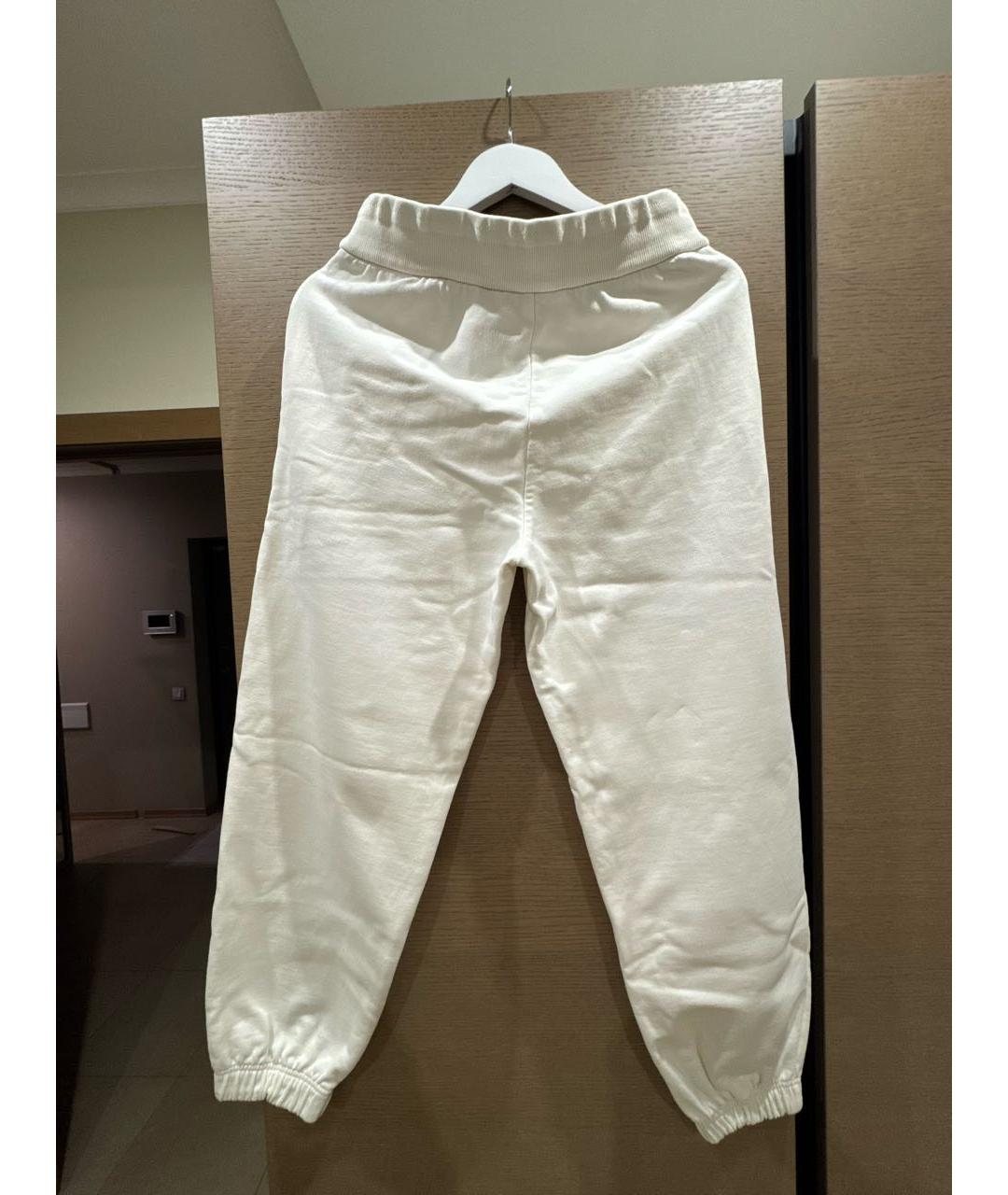 LORO PIANA Белые хлопковые спортивные брюки и шорты, фото 2