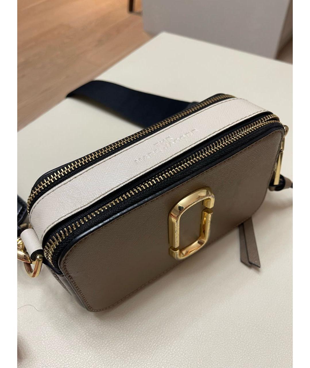 MARC BY MARC JACOBS Бежевая кожаная сумка через плечо, фото 2