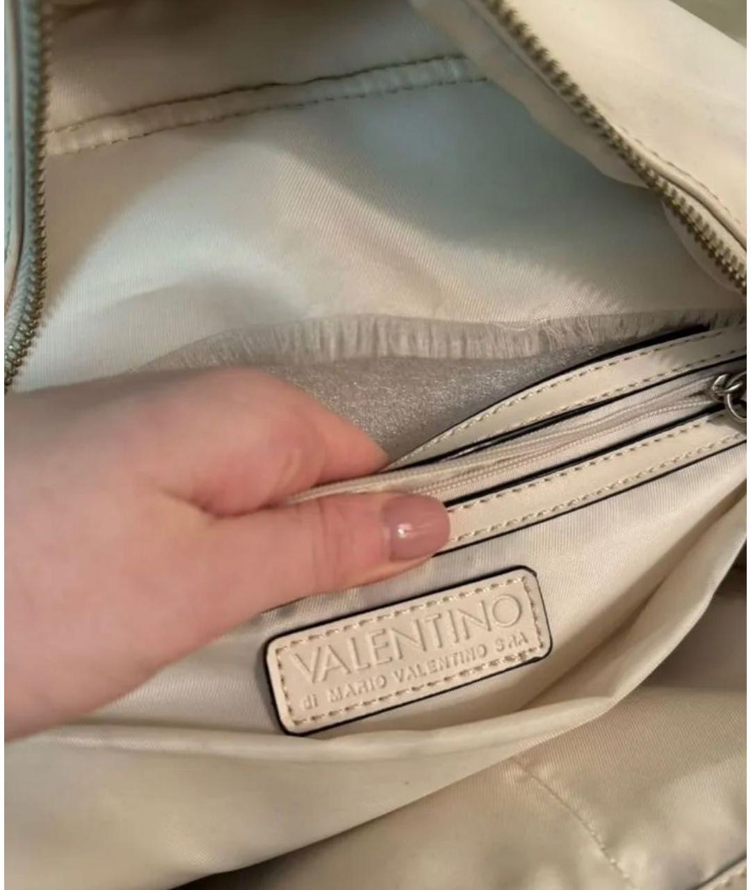 VALENTINO Белый тканевый рюкзак, фото 4