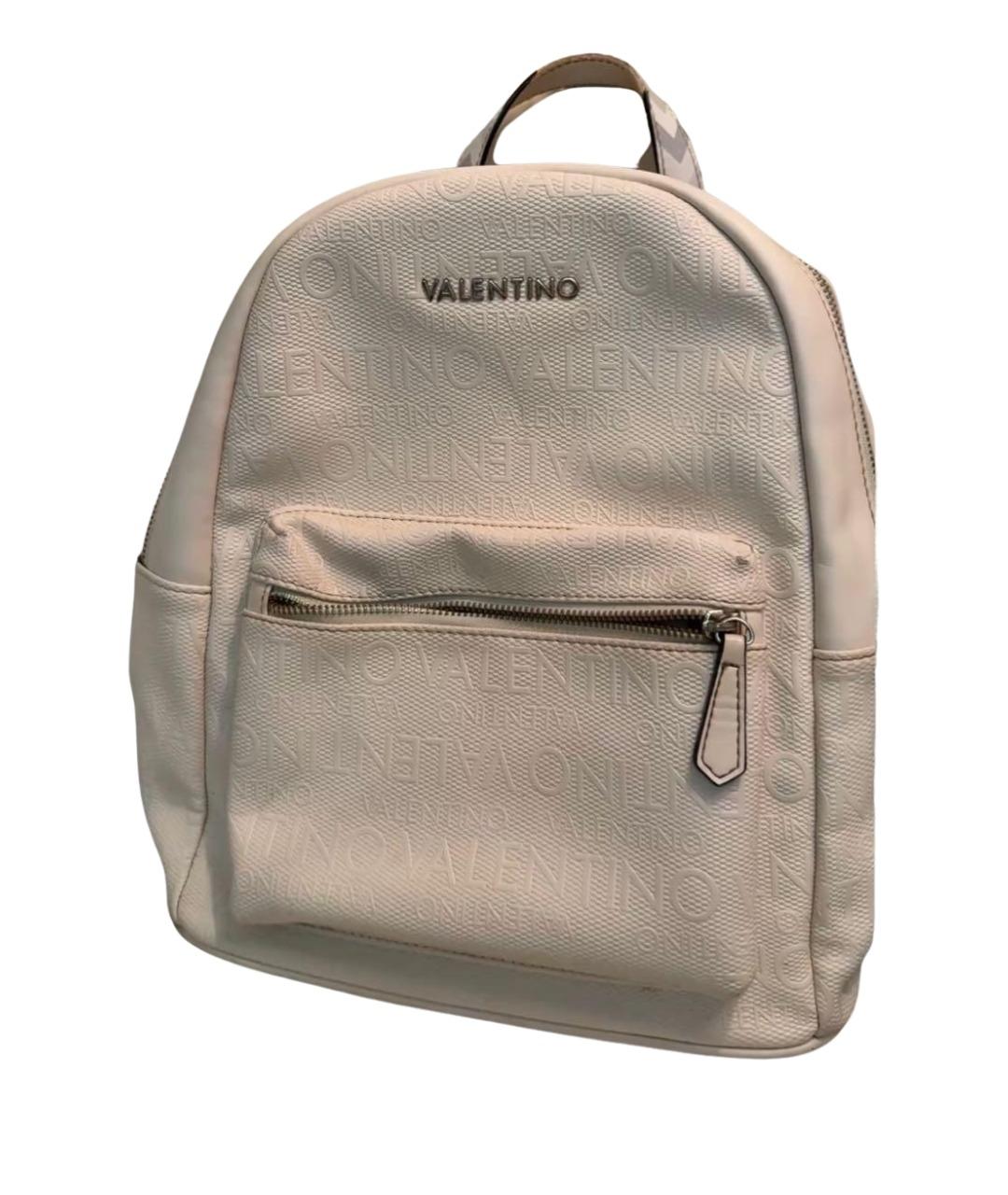 VALENTINO Белый тканевый рюкзак, фото 1