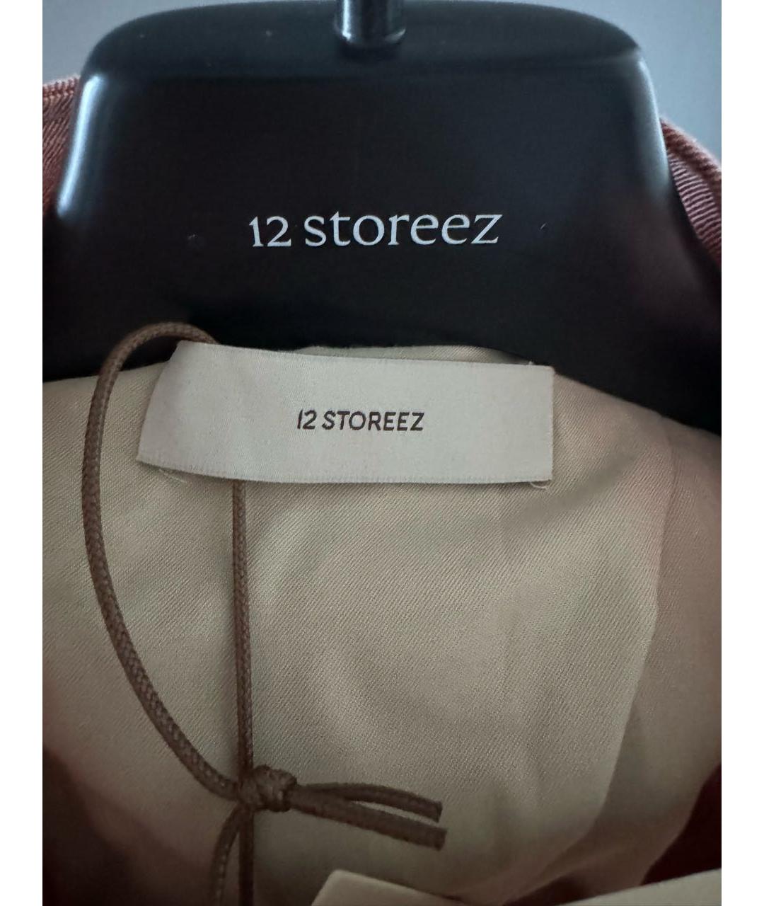 12 STOREEZ Коралловая льняная куртка, фото 3