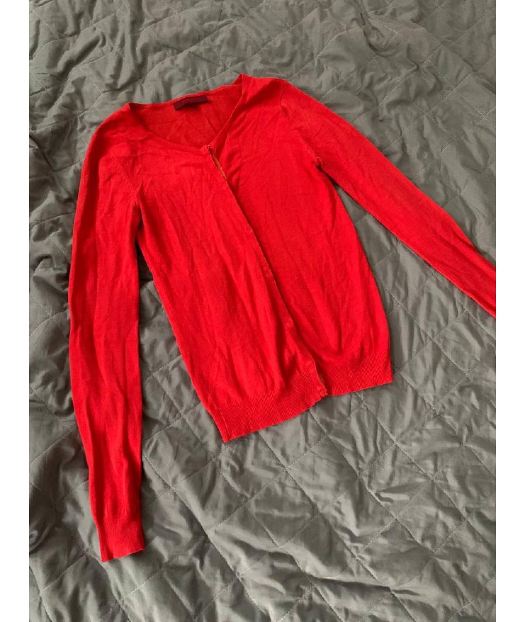 KENZO Красный хлопковый кардиган, фото 4