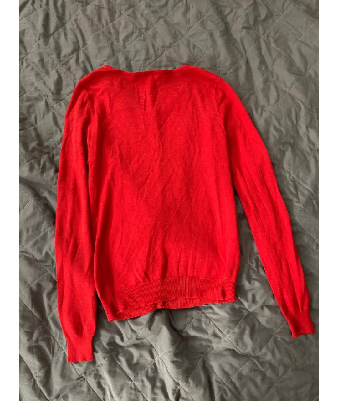 KENZO Красный хлопковый кардиган, фото 2