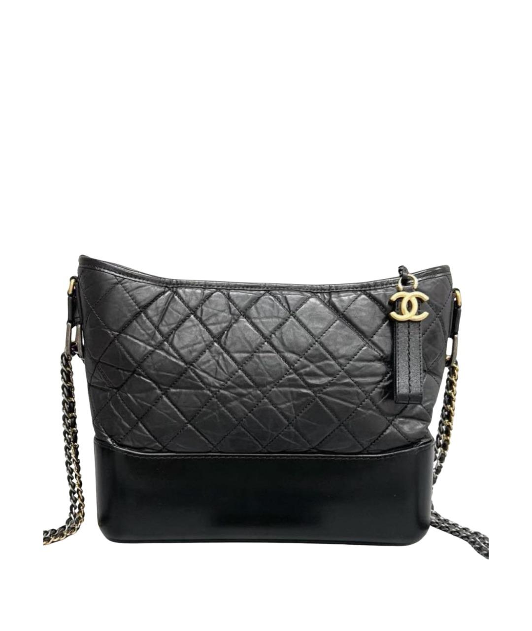 CHANEL Серая кожаная сумка через плечо, фото 1