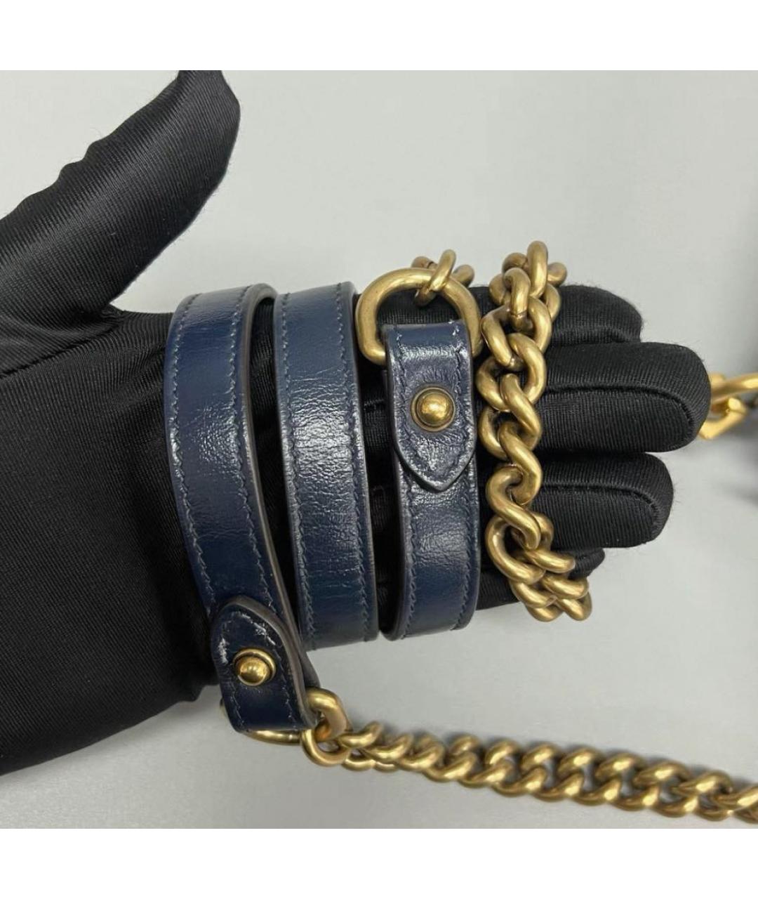 GUCCI Белая кожаная сумка через плечо, фото 4