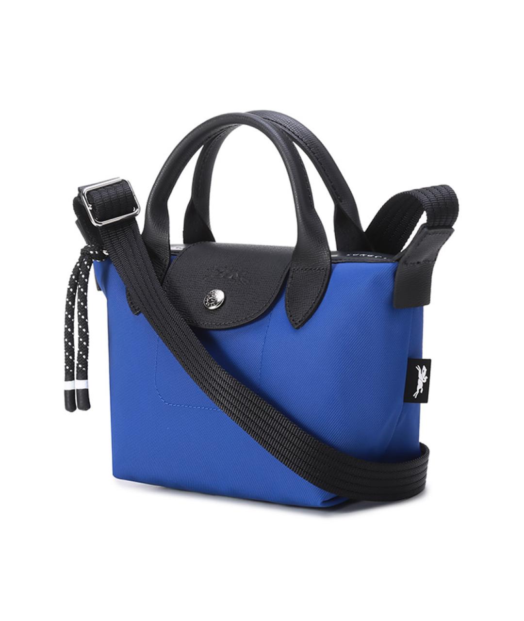 LONGCHAMP Синяя сумка с короткими ручками, фото 2