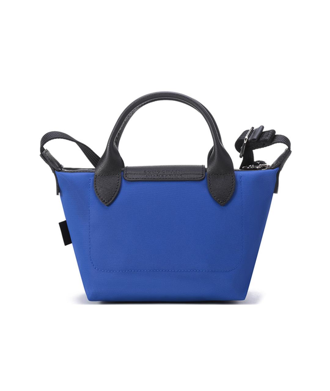 LONGCHAMP Синяя сумка с короткими ручками, фото 3