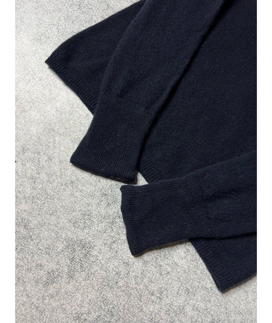 BURBERRY Темно-синий кашемировый джемпер / свитер, фото 6