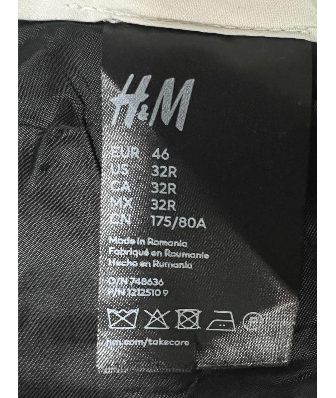 ROKH Черные шерстяные прямые брюки, фото 4