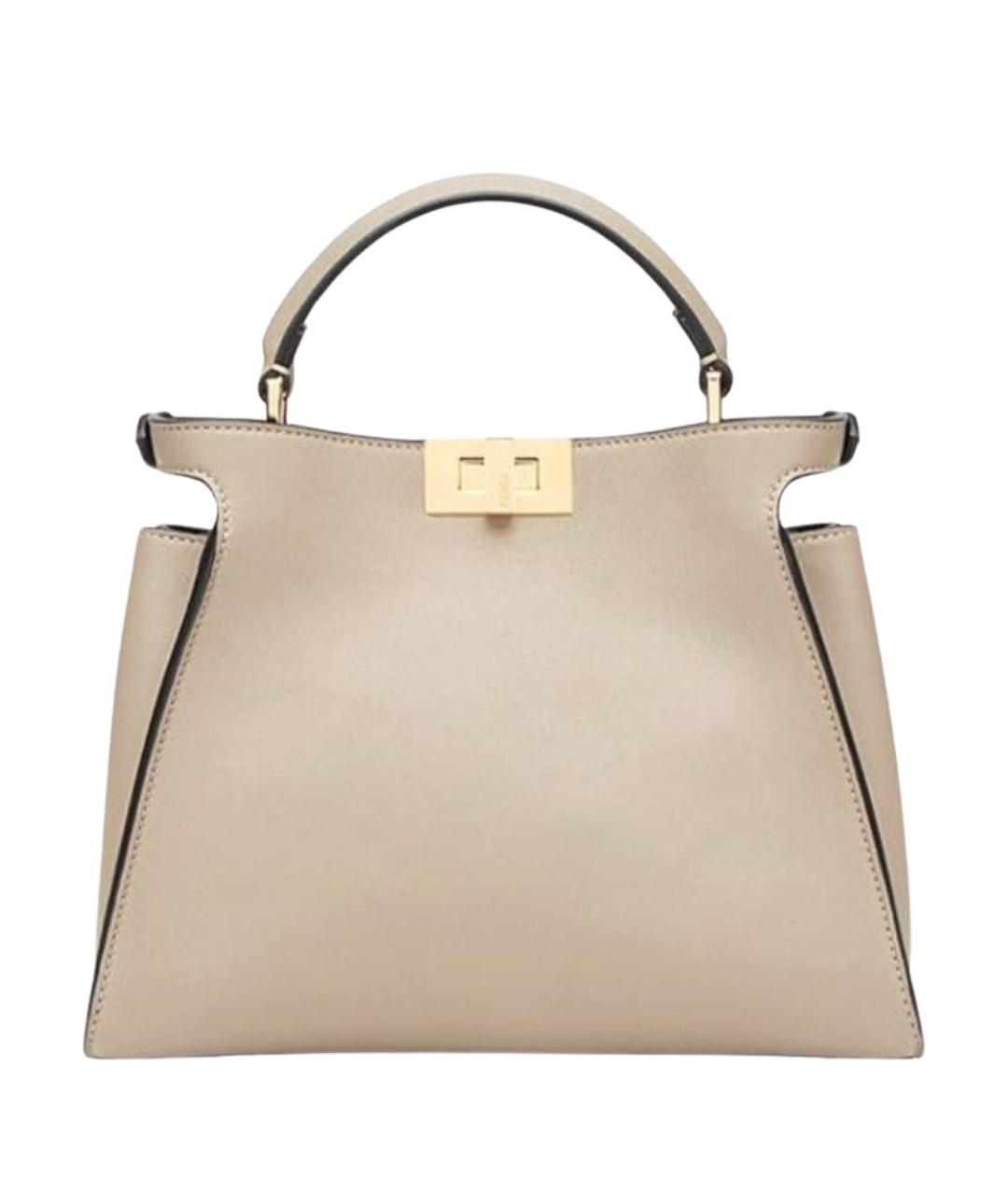 FENDI Бежевая сумка через плечо, фото 1