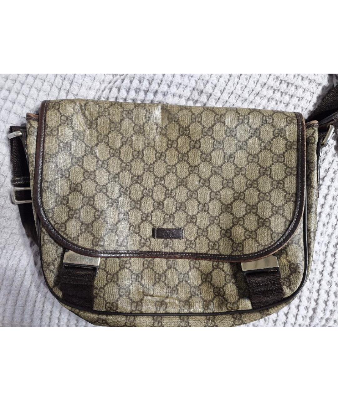 GUCCI Бежевая сумка на плечо, фото 5