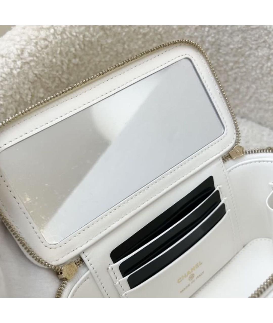 CHANEL Белая сумка через плечо, фото 2
