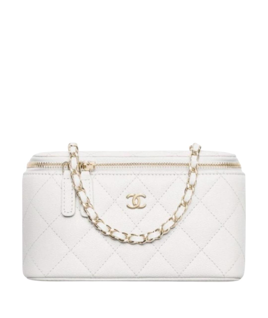 CHANEL Белая сумка через плечо, фото 1