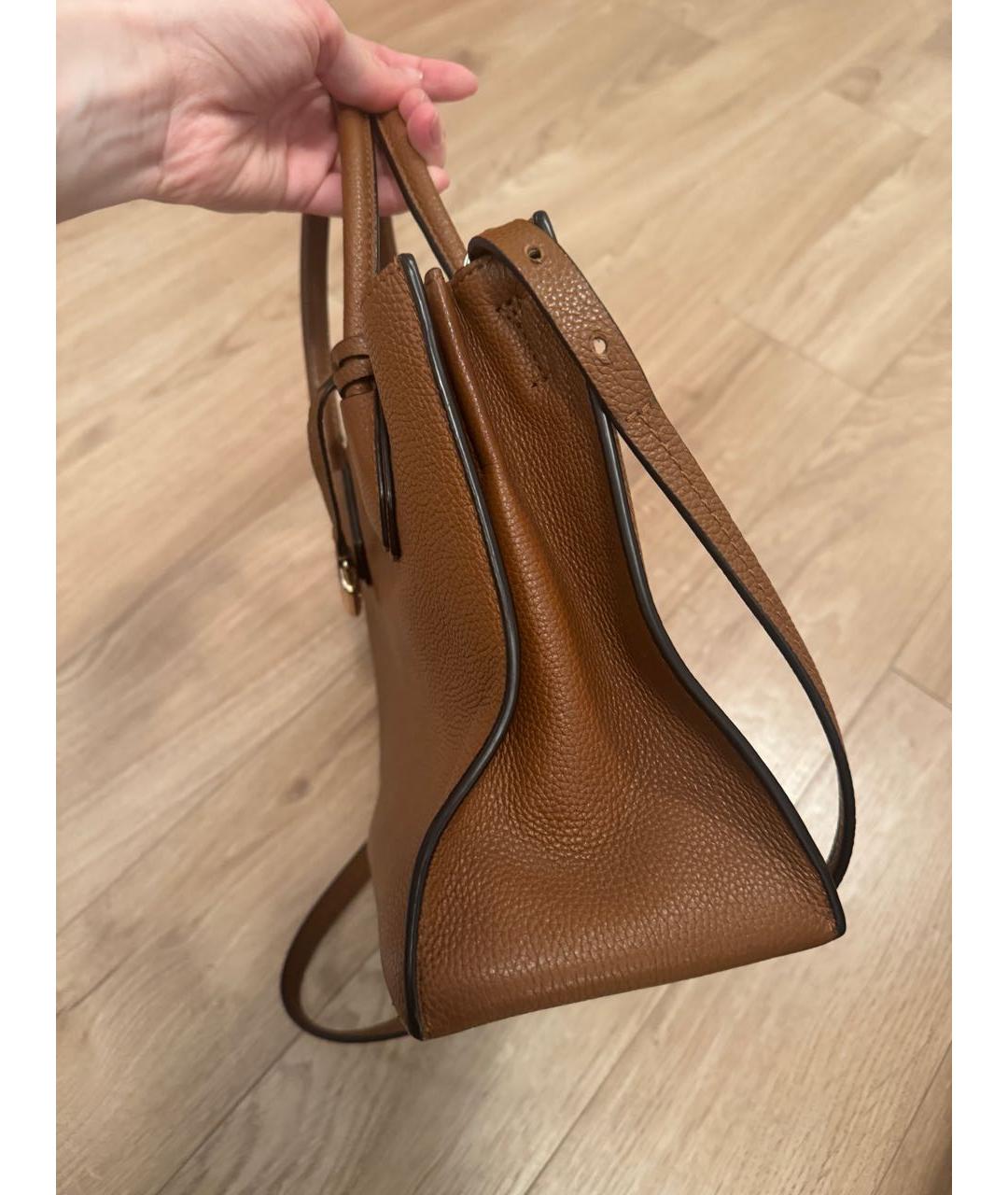 MICHAEL KORS Коричневая сумка тоут из искусственной кожи, фото 4