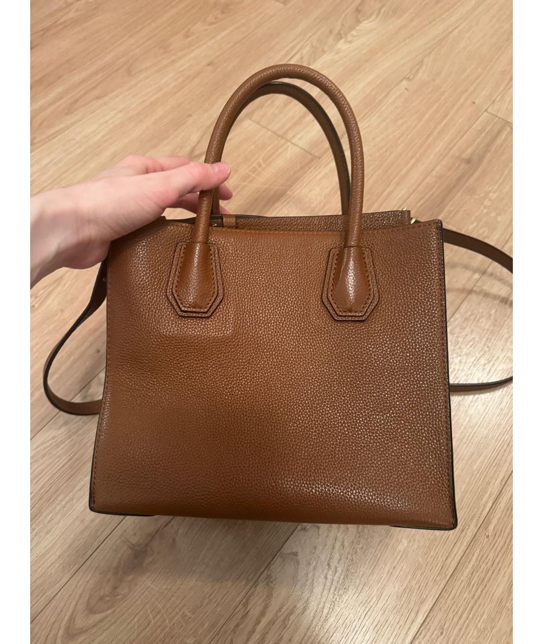 MICHAEL KORS Коричневая сумка тоут из искусственной кожи, фото 2