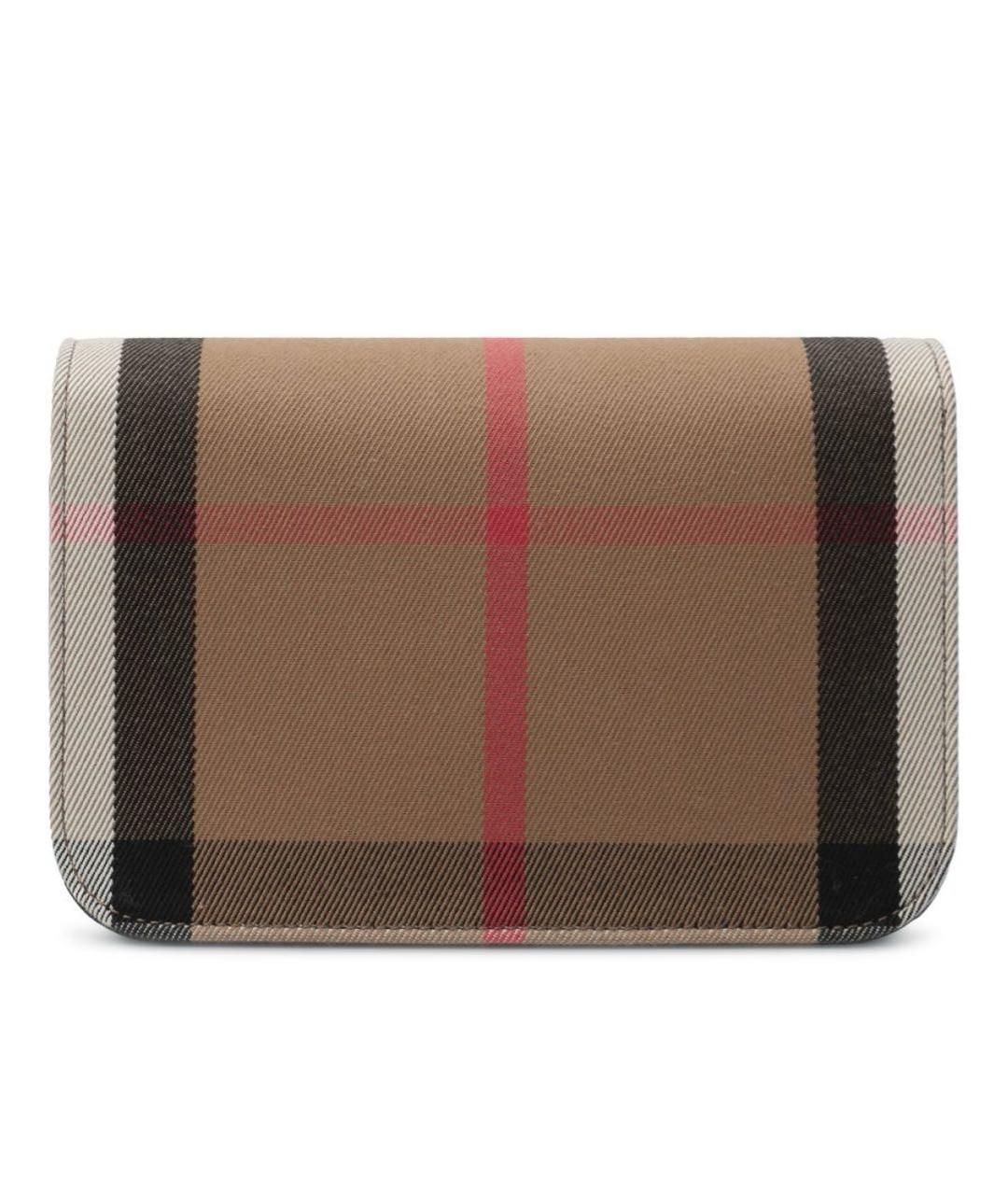 BURBERRY Черная кожаная сумка через плечо, фото 3