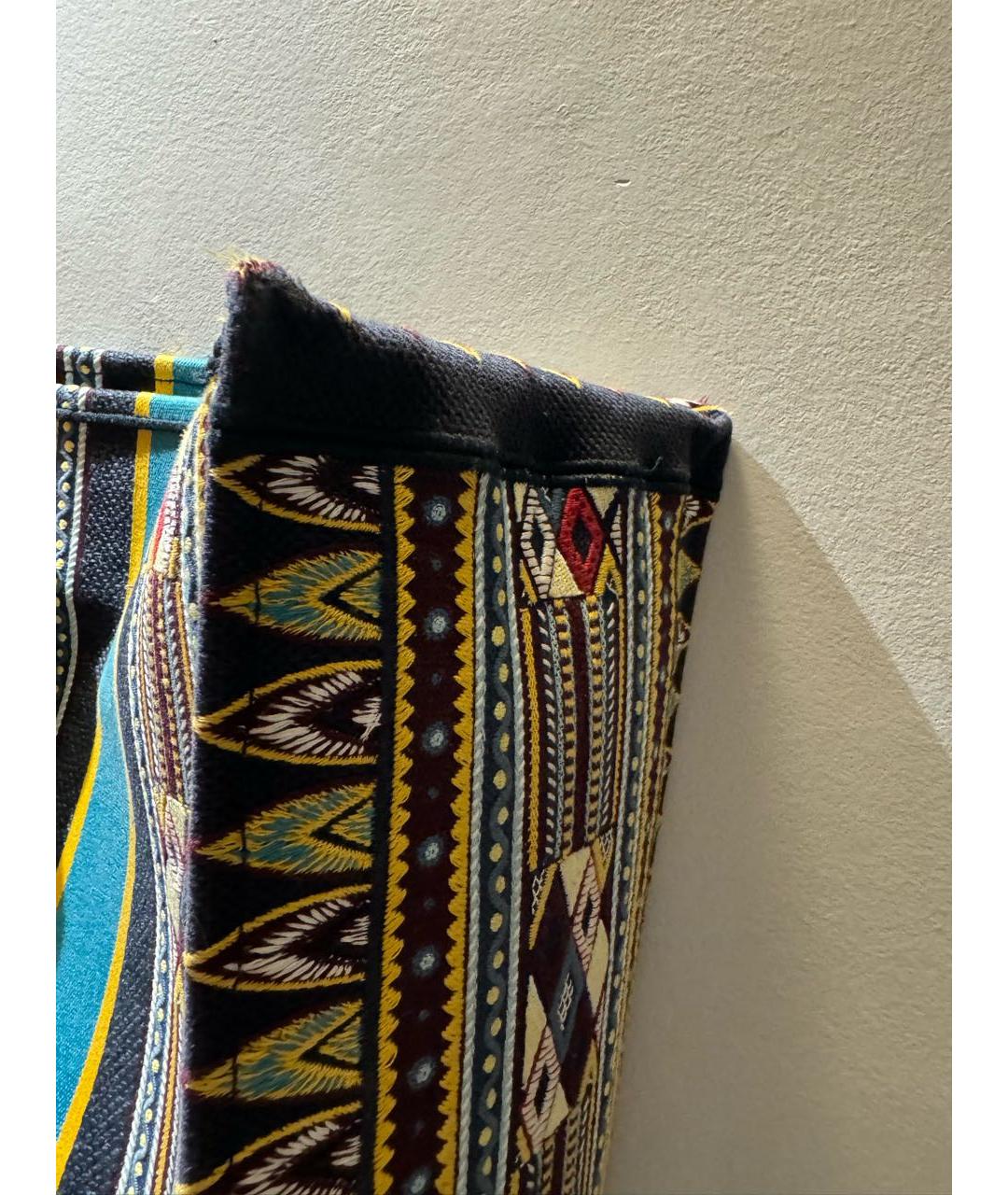 CHRISTIAN DIOR Мульти тканевая сумка тоут, фото 3