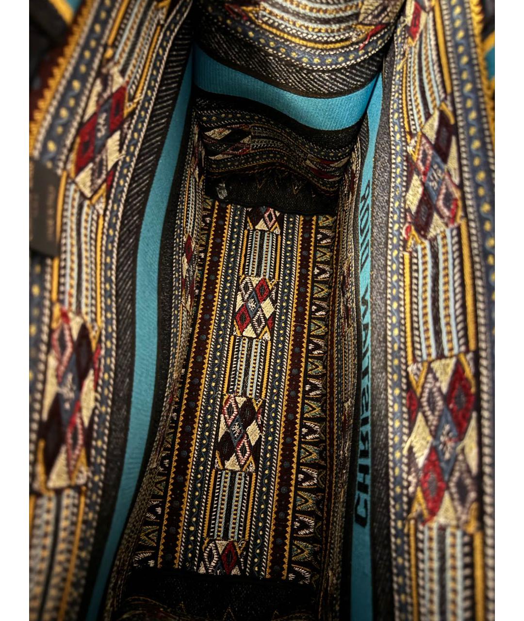 CHRISTIAN DIOR Мульти тканевая сумка тоут, фото 4