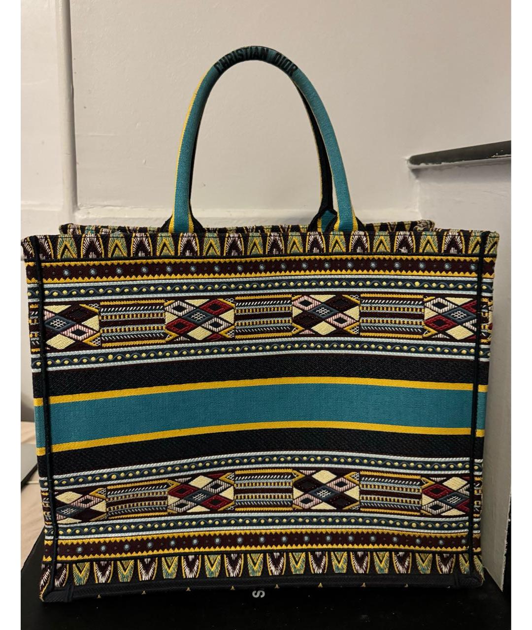 CHRISTIAN DIOR Мульти тканевая сумка тоут, фото 2