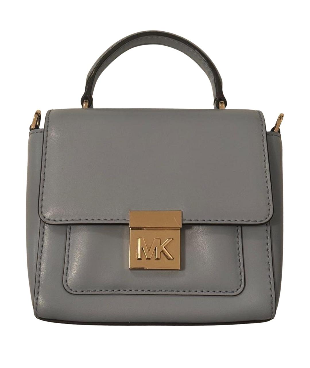 MICHAEL KORS Голубая сумка через плечо из искусственной кожи, фото 1