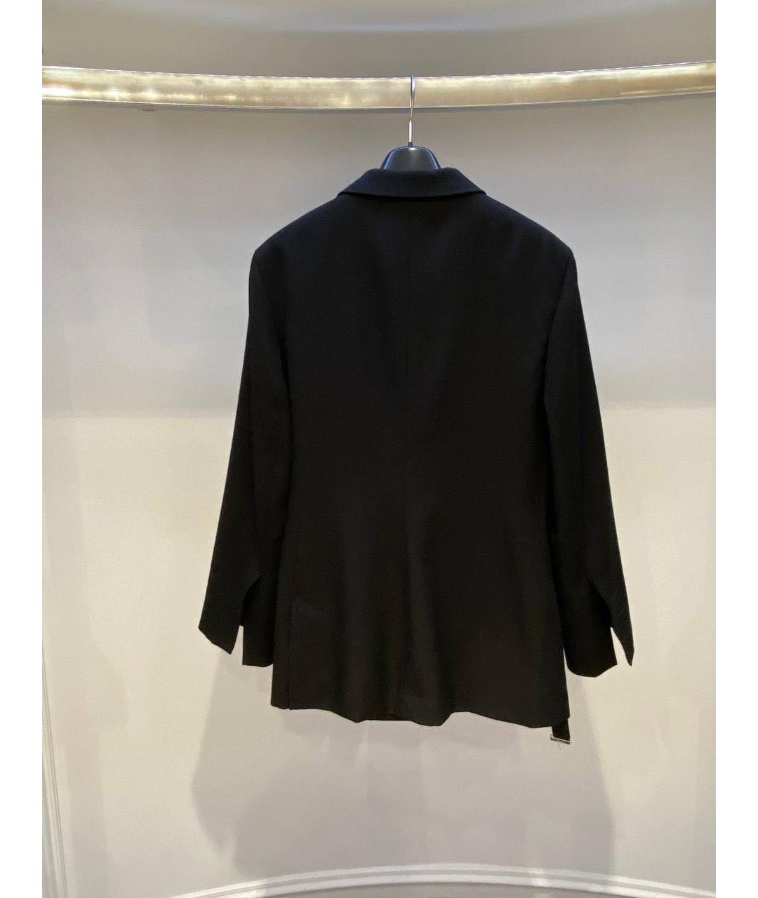 JACQUEMUS Черный шерстяной жакет/пиджак, фото 4