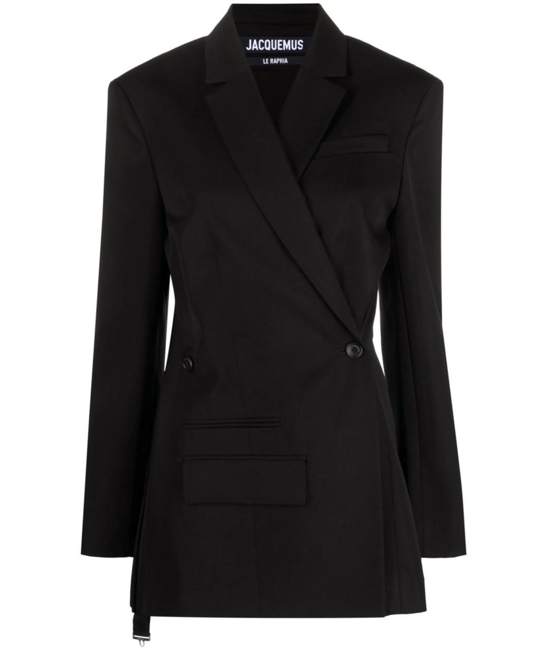 JACQUEMUS Черный шерстяной жакет/пиджак, фото 1