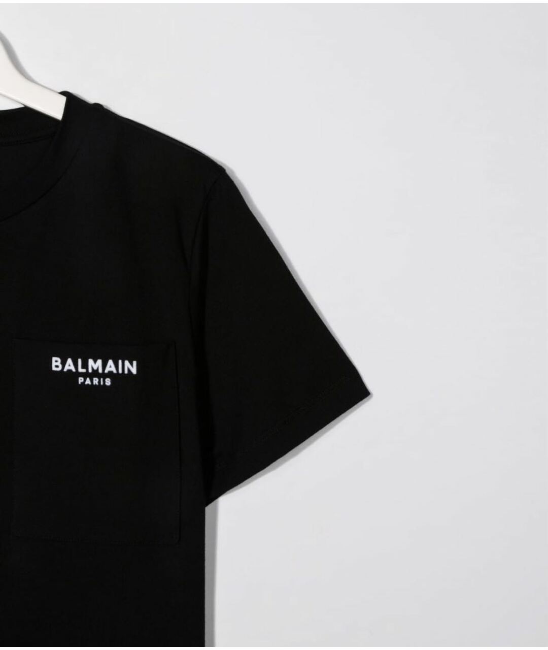 BALMAIN Черная футболка, фото 3