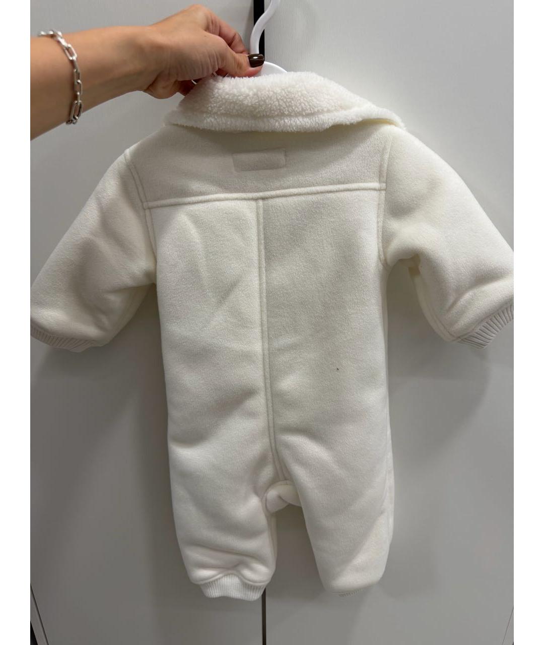 CALVIN KLEIN Белый полиэстеровый комбинезон, фото 2
