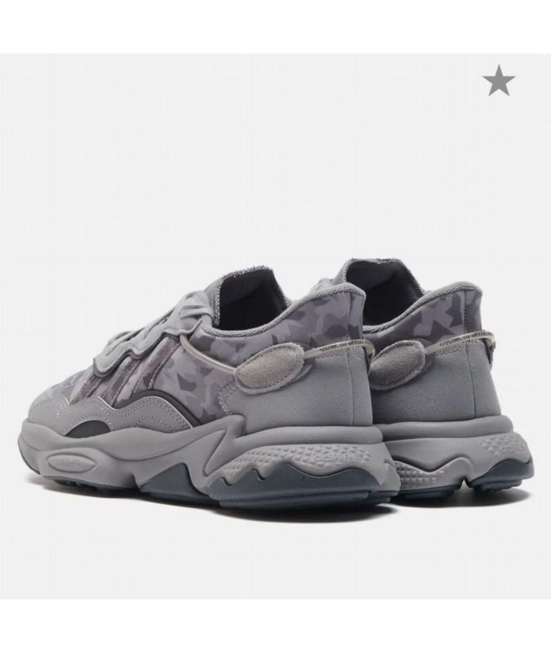 ADIDAS Серые текстильные низкие кроссовки / кеды, фото 6