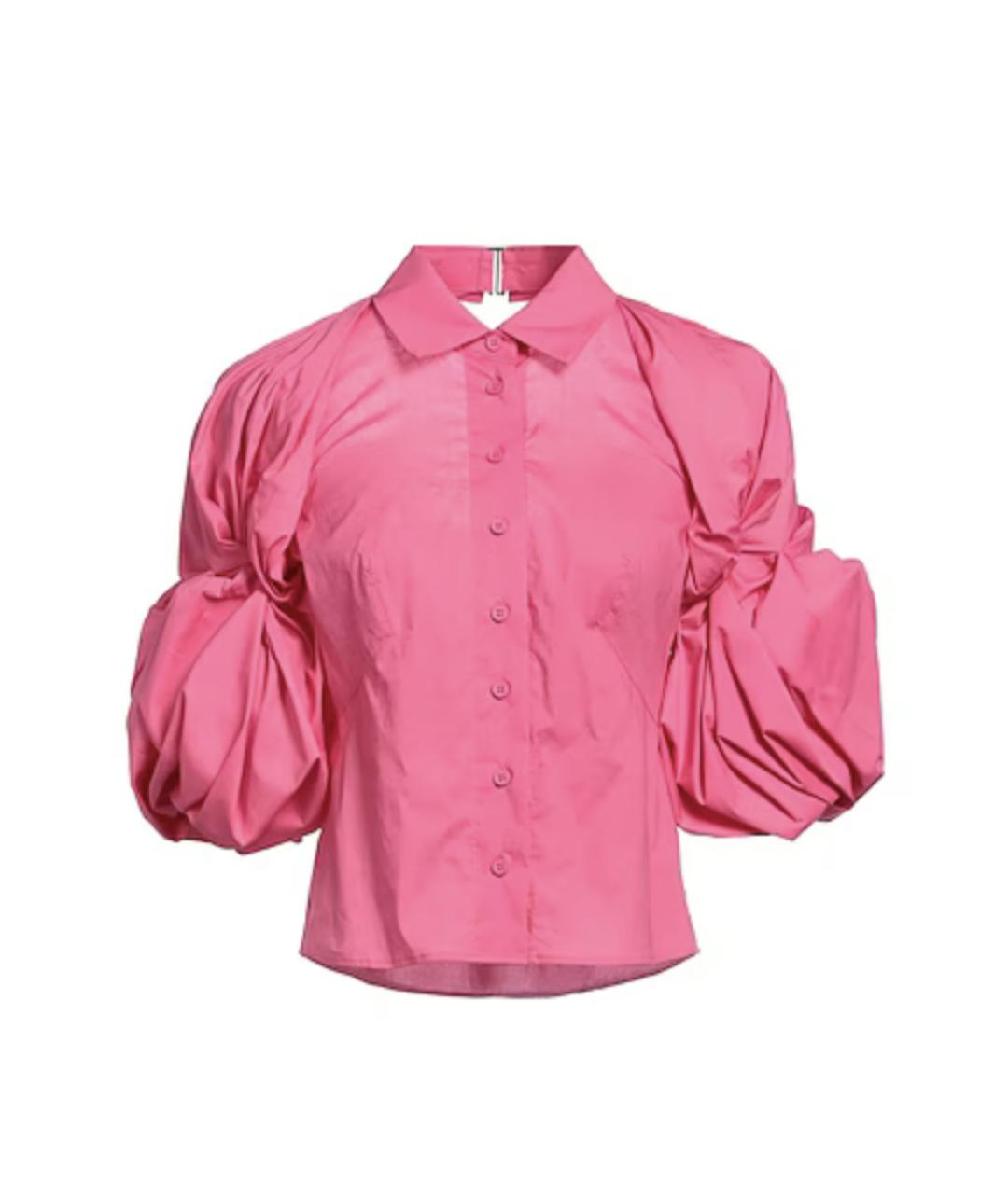 JACQUEMUS Розовая хлопковая блузы, фото 1